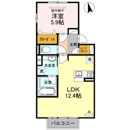 プレミアム弐番館の物件間取画像